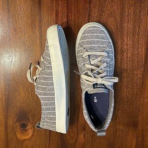 Sperry striped lace up sneaker